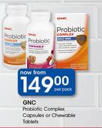 GNC Probiotic Complex Capsule Or Chewable Tablets-Per Pack