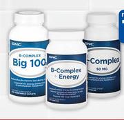 GNC B-Complex 50 mg 100 Capsules-Per Pack