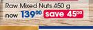 Smartbite Foods Raw Mixed Nuts-450g