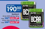 Nutritech BCAA 5000 Nat Pro-180g Each