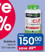 Nutritech Lipocut Capsules-120's Each
