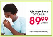 Allerway 5mg Tablets-30's Per Pack