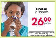 Sinucon Tablets-20's Per Pack