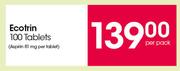 Ecotrin Tablets-100's Per Pack