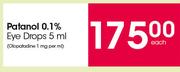 Patanol 0.1% Eye Drops-5ml Each