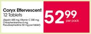 Coryx Effervescent Tablets-12's Per Pack