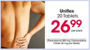 Uniflex 20 Tablets-Per Pack
