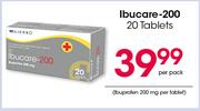 Ibucare-200 20 Tablets-Per Pack