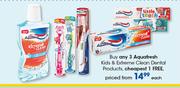 Aquafresh Kids And Extreme Clean Dental Products-Each