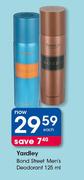 Yardley Bond Street Men's Deodorant 125ml-Each