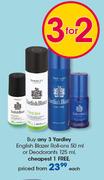 Yardley English Blazer Roll-Ons 50ml Or Deodorants 125ml-Each