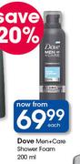 Dove Men+Care Shower Foam 200ml-Each