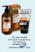 L'Oreal Men Expert Or Barber Club Face Products-Each