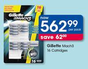 Gillette Mach 3 16 Catridges