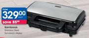 Kambrook Stainless Steel Sandwich Maker-Each