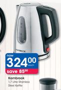 Kambrook 1.7Ltr Stainless Steel Kettle-Each
