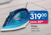 Philips 2000 Watt Steam Iron-Each