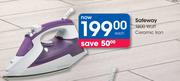 Safeway 1800 Watt Ceramic Iron-Each