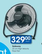 Safeway 23cm High Velocity Floor Fan-Each