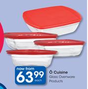 O Cuisine Glass Ovenware Products-Each
