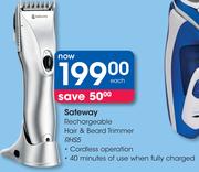 Safeway Rechargeable Hair & Beard Trimmer Each