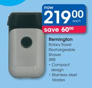 Remington Rotary travel Rechargeable Shaver Each