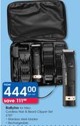 Babyliss For Men Cordless Hair & Beard Clipper Set