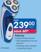 Safeway 3-Head Rotary Shaver Each