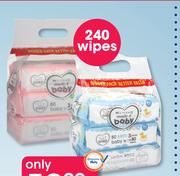 Clicks Made 4 Baby 480 Baby Wipes-Per Pack