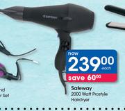 Safeway 2000 Watt Prostyle Hairdryer-Each