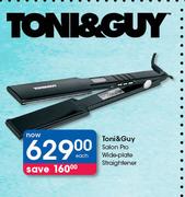Toni & Guy Salon Pro Wide Plate Starightener-Each