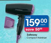 Safeway Compact Hairdryer-Each