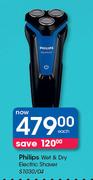 Philips Wet & Dry Electric Shaver S1030/04-Each