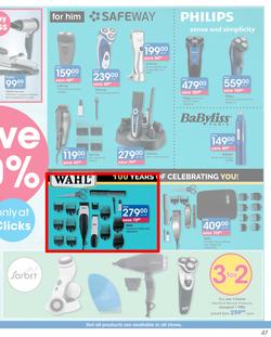 Clicks : You Pay Less (20 Sept - 7 Oct 2019), page 47