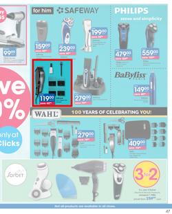 Clicks : You Pay Less (20 Sept - 7 Oct 2019), page 47