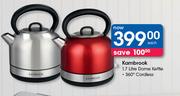 Kambrook 1.7 Litre Dome Kettle-Each