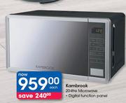 Kambrook 20 Litre Microwave-Each