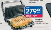 Safeway Cool Touch 2-Slice Panini Press-Each