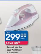 Russell Hobbs 2200 Watt Steam & Spray Iron-Each