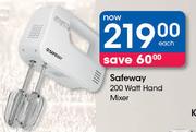 Safeway 200 Watt Hand Mixer-Each