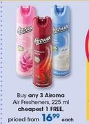Airoma Air Fresheners-225ml Each