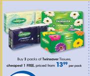 Twinsaver Tissues-Per Pack