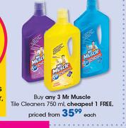 Mr.Muscle Tile Cleaners-750ml Each