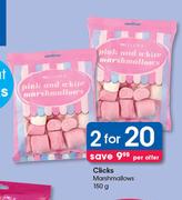 Clicks Marshmallows-2 x 180g