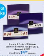 D'Licious Seashells & Pralines-125g Or 250g Per Pack