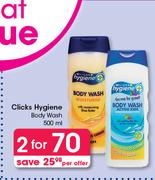 Clicks Hygiene Body Wash-2 x 500ml