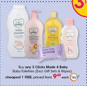 Clicks Made 4 Baby Baby Toiletries(Excl Gift Sets & Wipes)-Each
