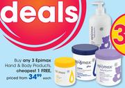Epimax Hand & Body Products-Each