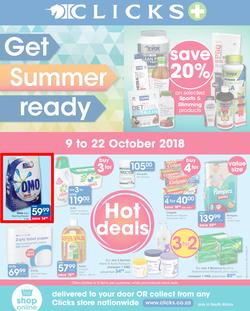 Clicks : You Pay Less (9 Oct - 22 Oct 2018), page 1