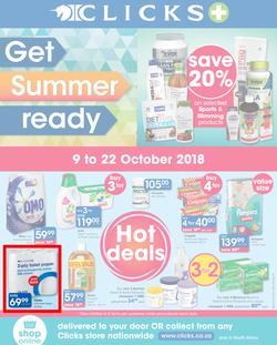 Clicks : You Pay Less (9 Oct - 22 Oct 2018), page 1